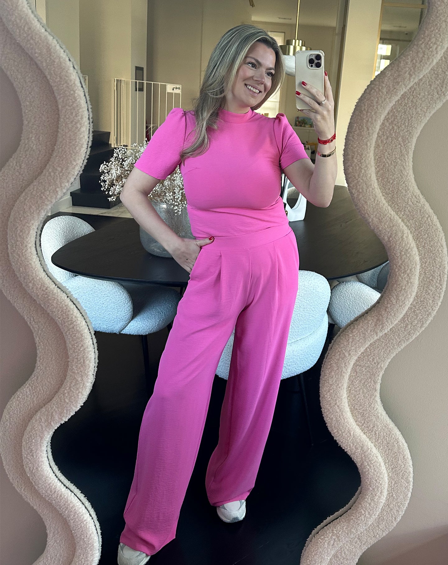 JULIE PANTALON TALL ROZE