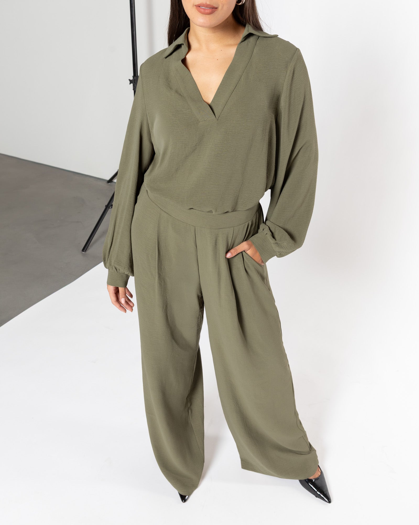 JULIE PANTALON LIGHT OLIVE