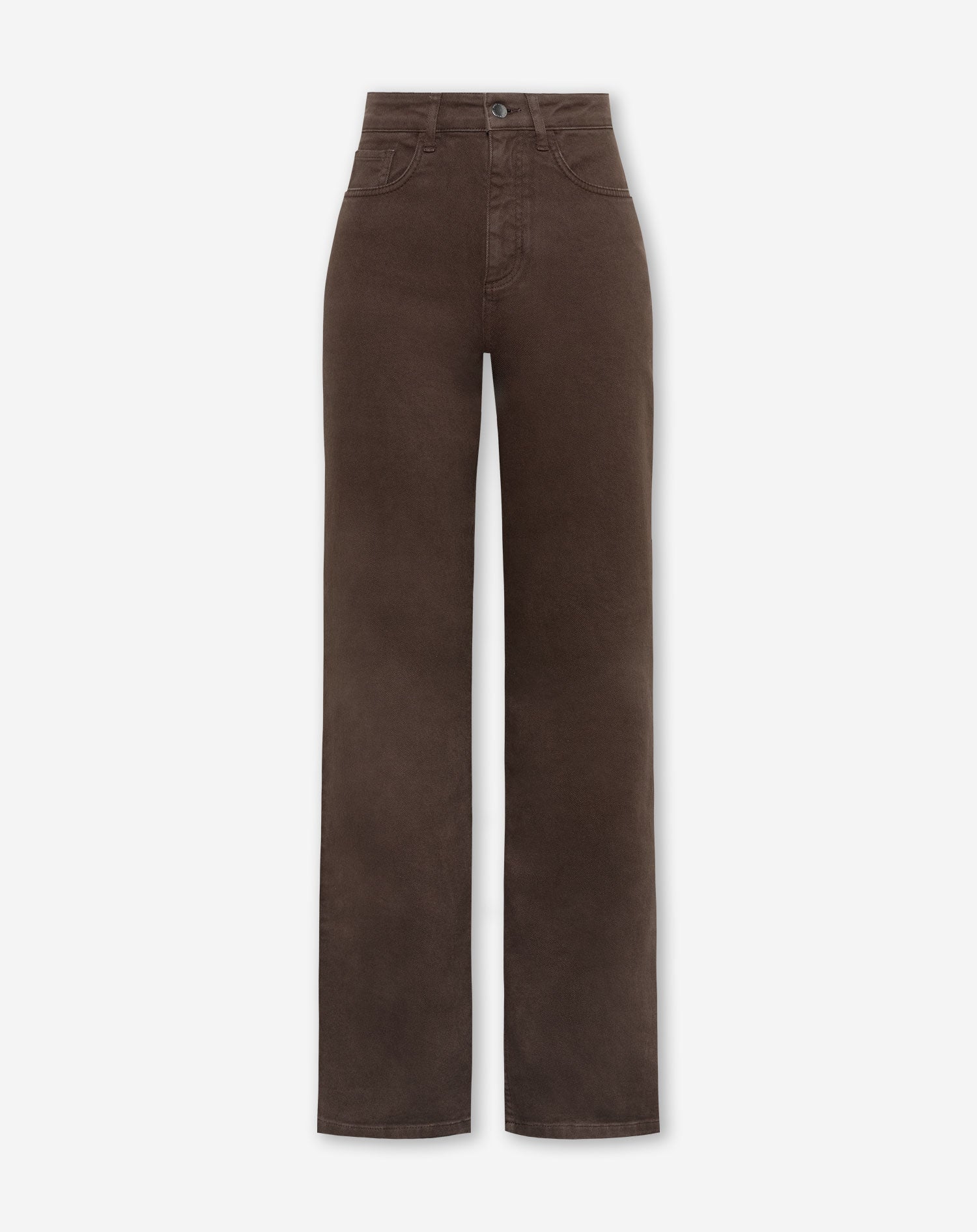 BOOTCUT JEANS BROWN