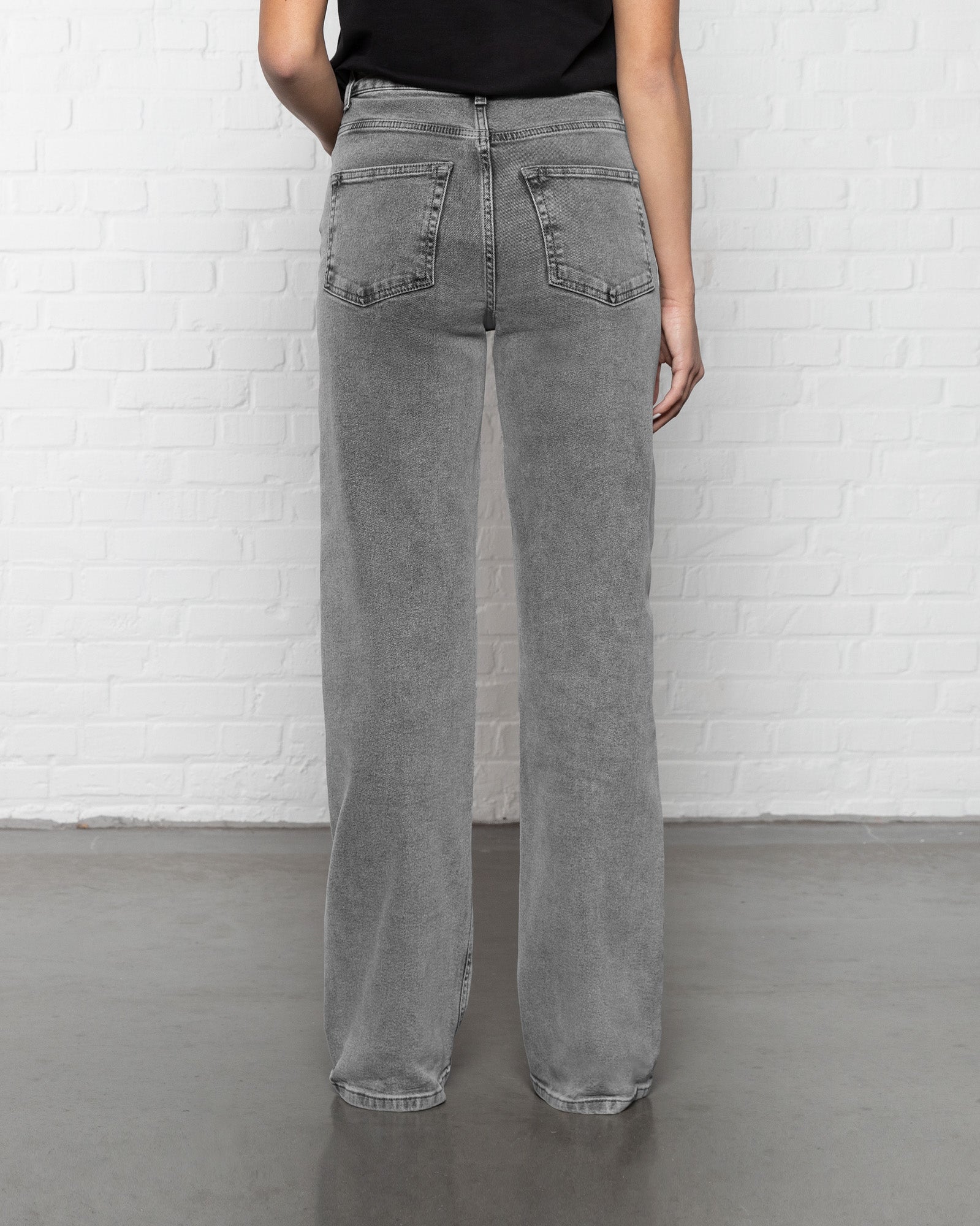 BOOTCUT JEANS LIGHT GREY