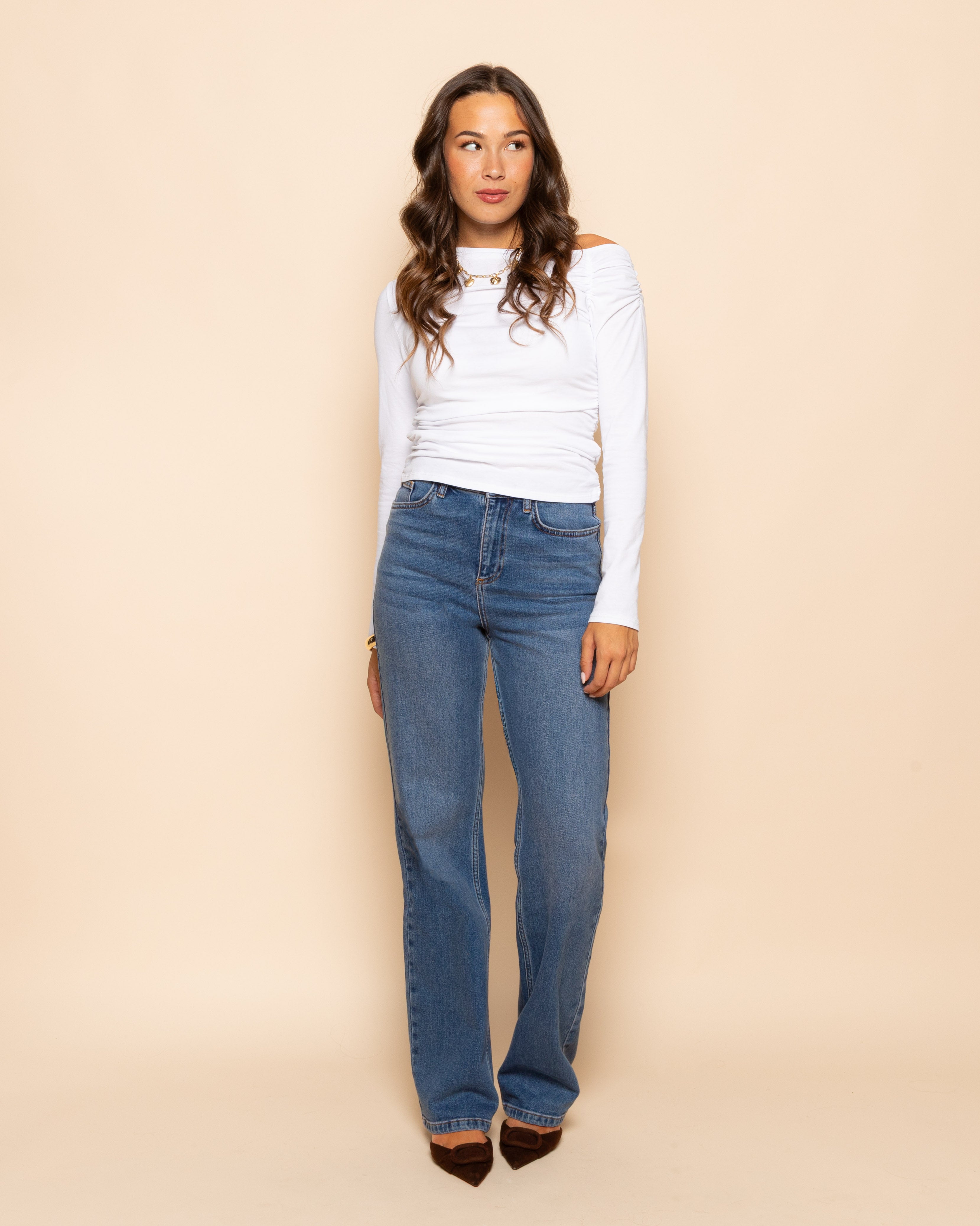 BOOTCUT JEANS MID BLUE