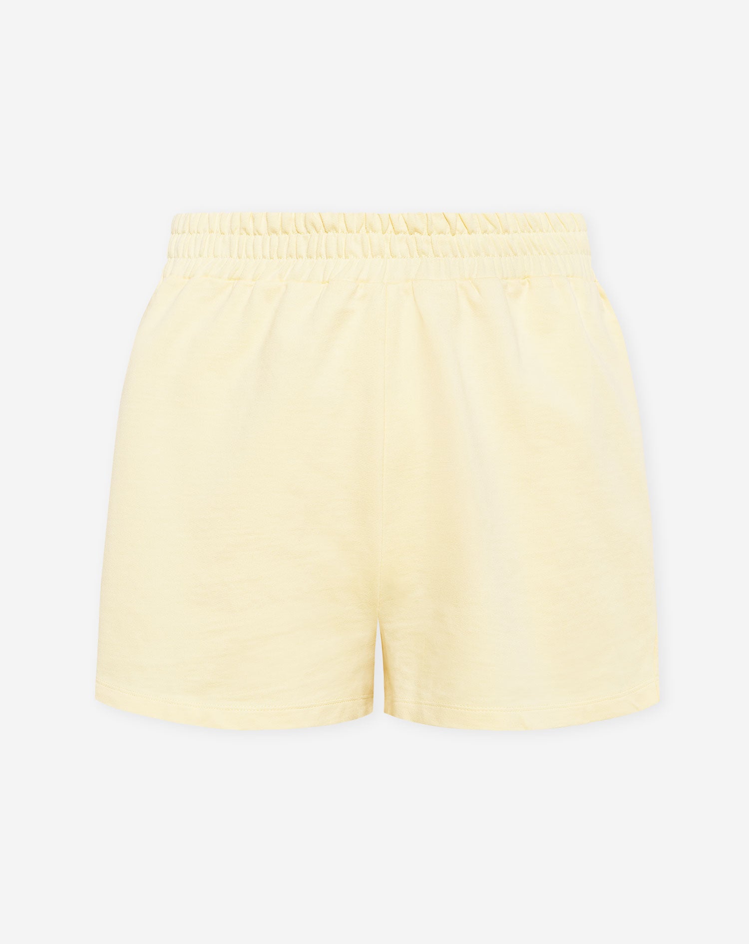 SOLID SWEAT SHORTS BUTTER YELLOW