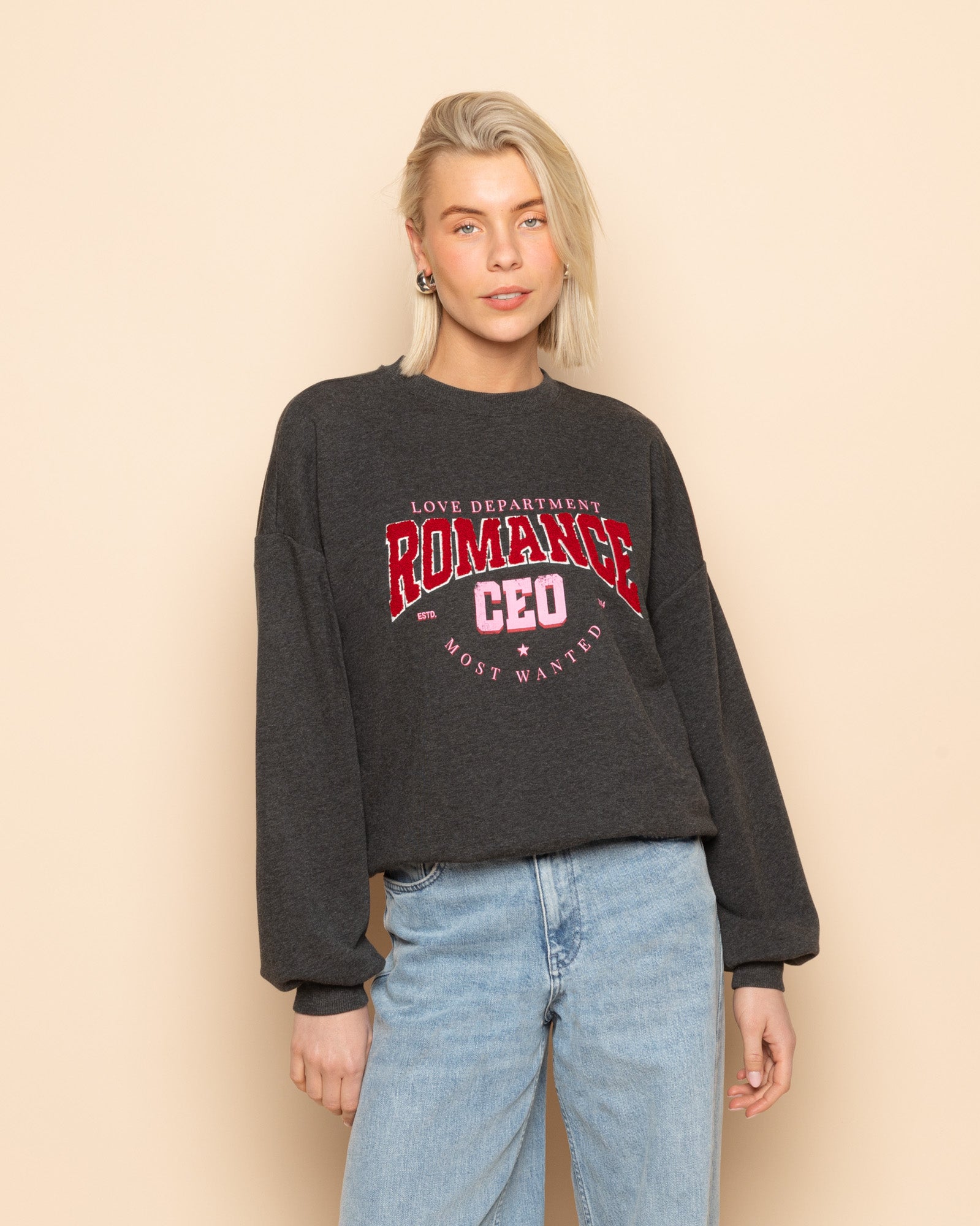ROMANCE SWEATER DARK GREY