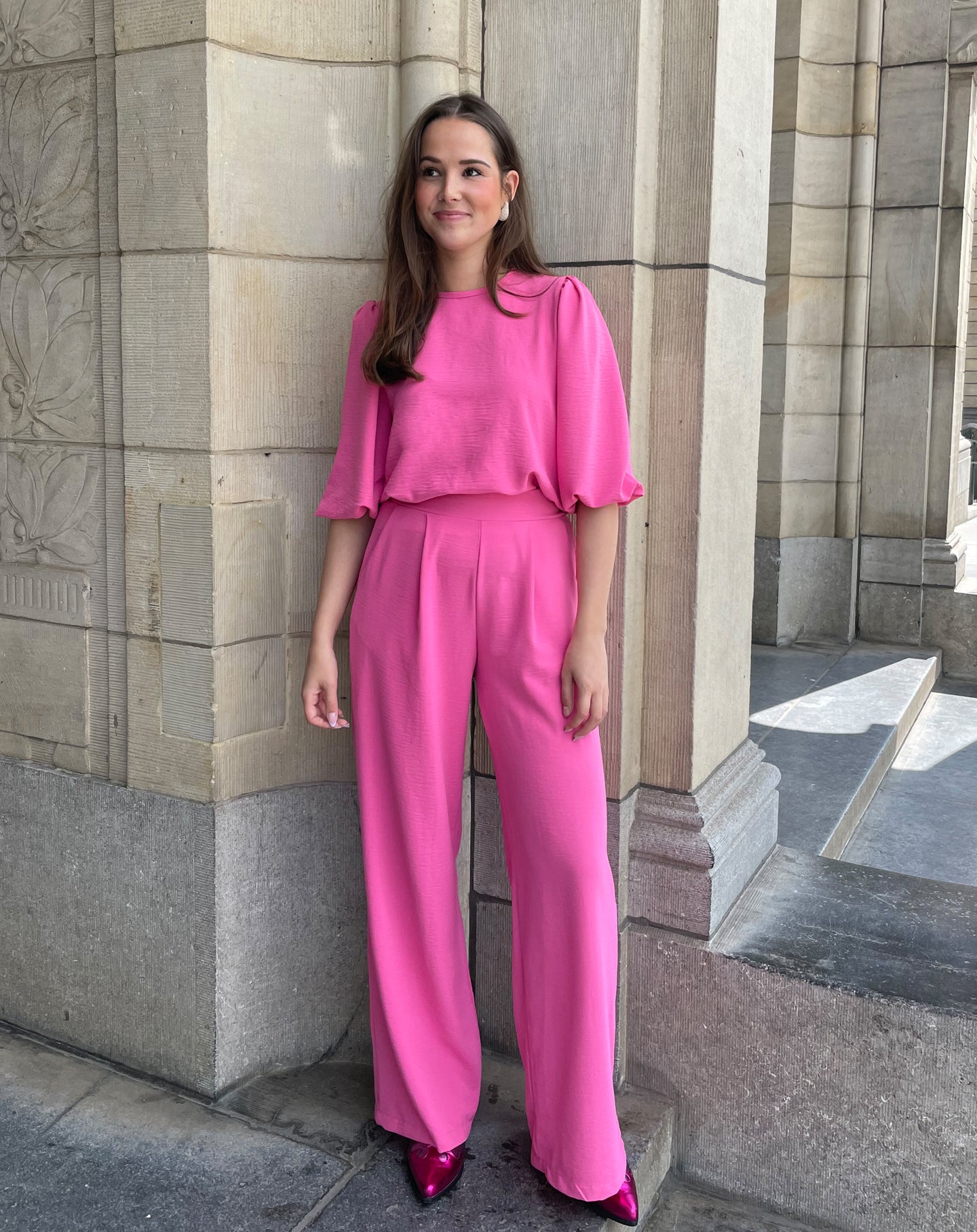JULIE PANTALON TALL ROZE