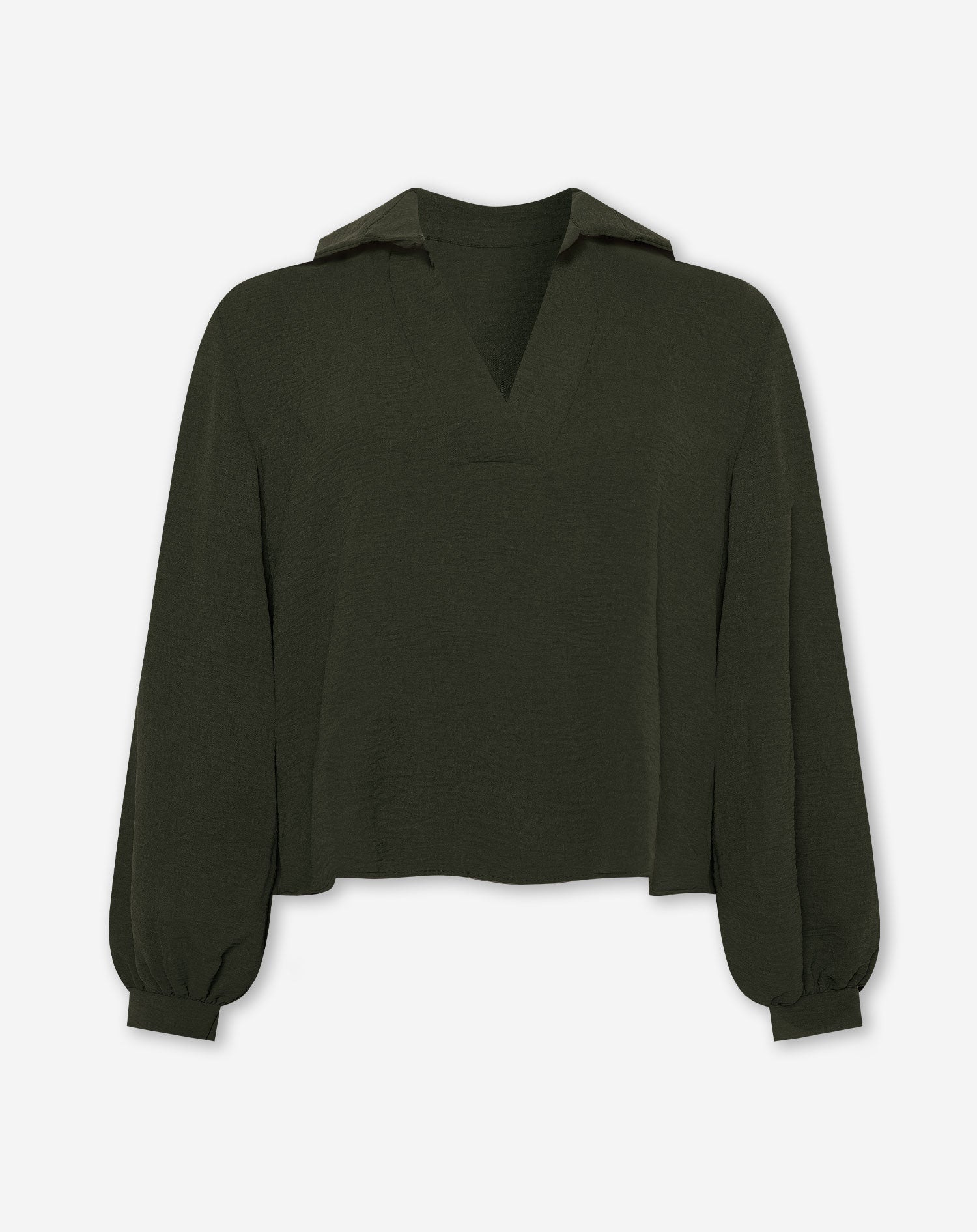 JULIE TOP DARK OLIVE