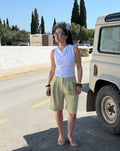 TAMAR DRAPED TOP WIT