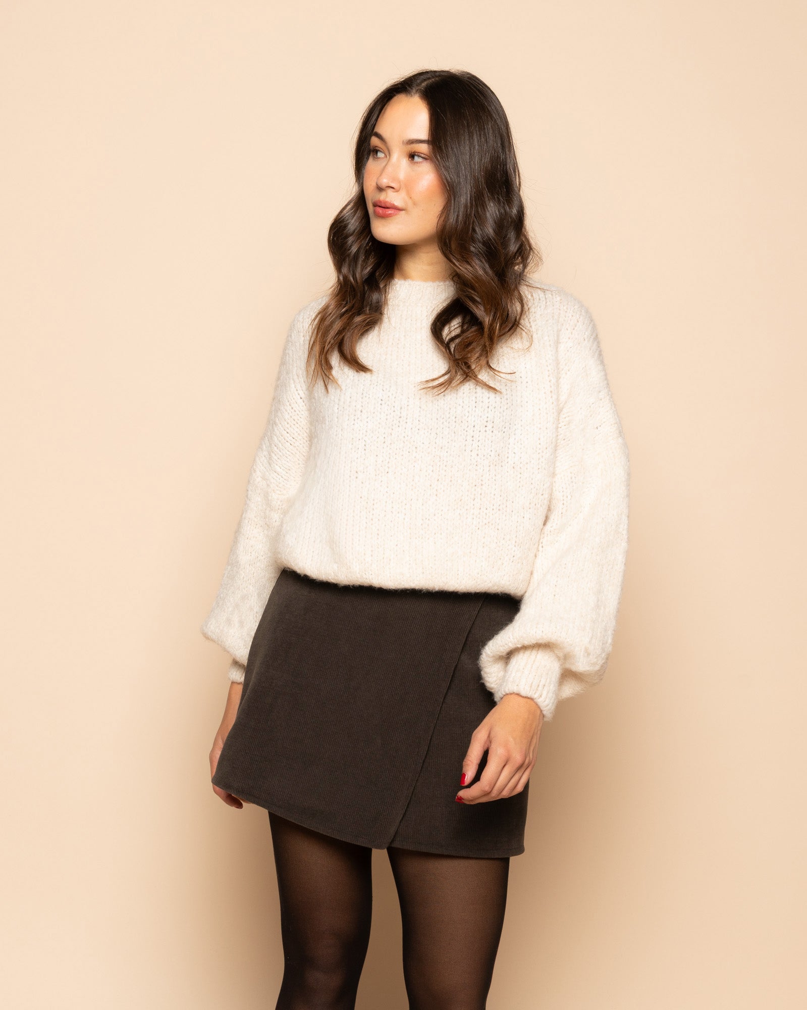 ALISON CORDUROY SKORT BRUIN
