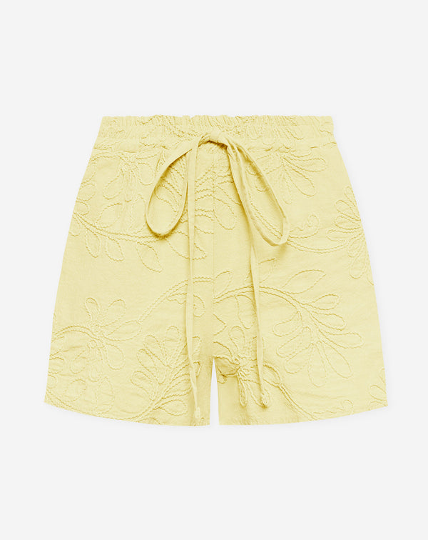 FEMKE FLOWER SHORTS BOTERGEEL