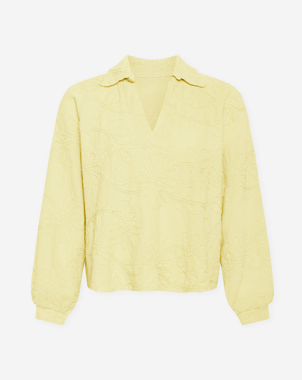 FEMKE FLOWER TOP BOTERGEEL