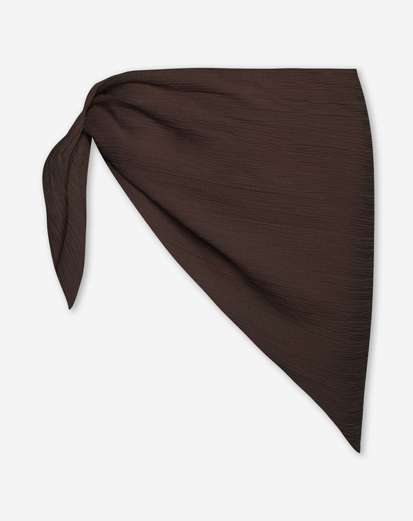 MIMMI STRUCTURE SCARF BRUIN