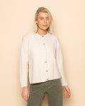 AMARA BOUCLE CARDIGAN CRÈME