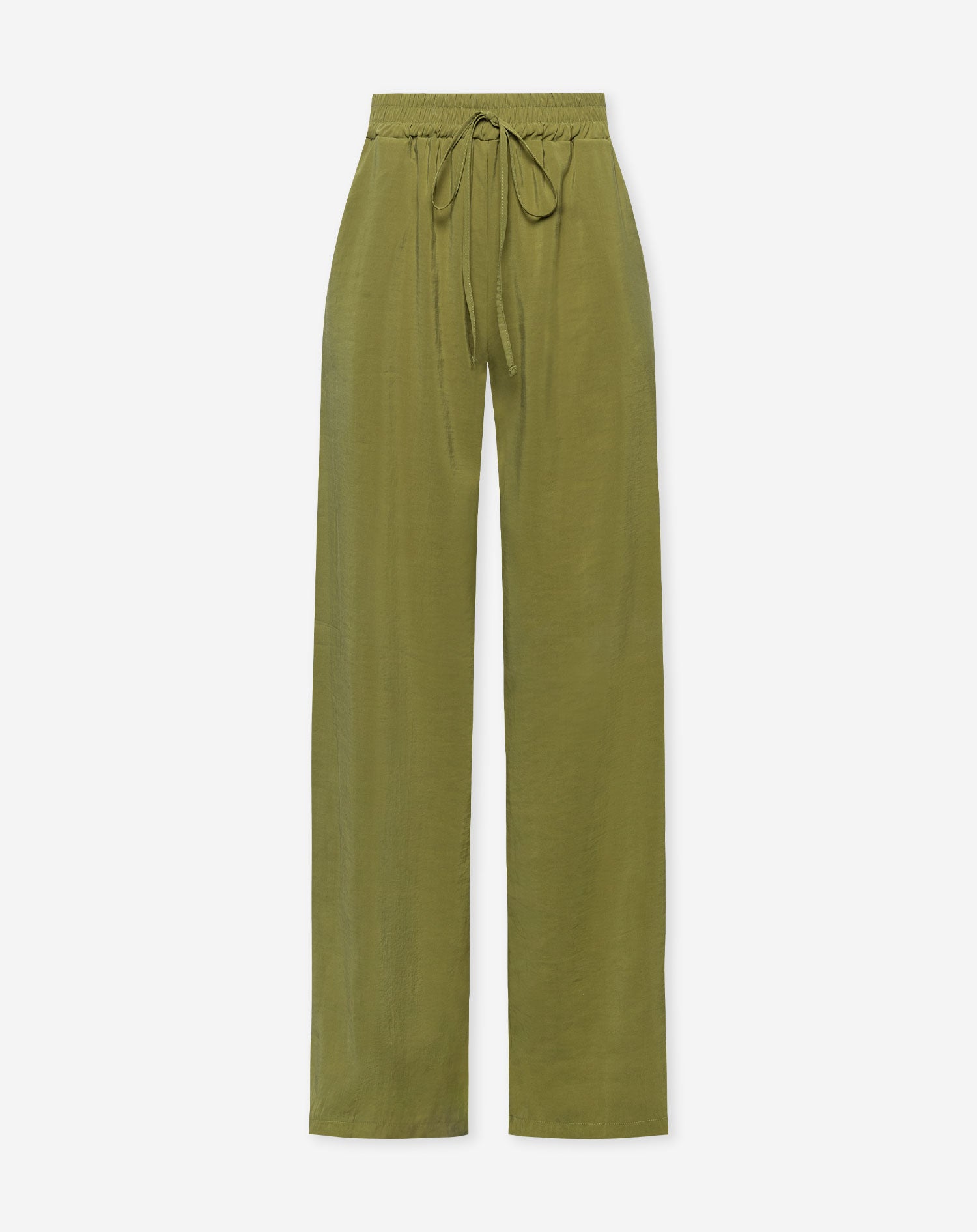 EMMY STRAIGHT LEG PANTS OLIJFGROEN