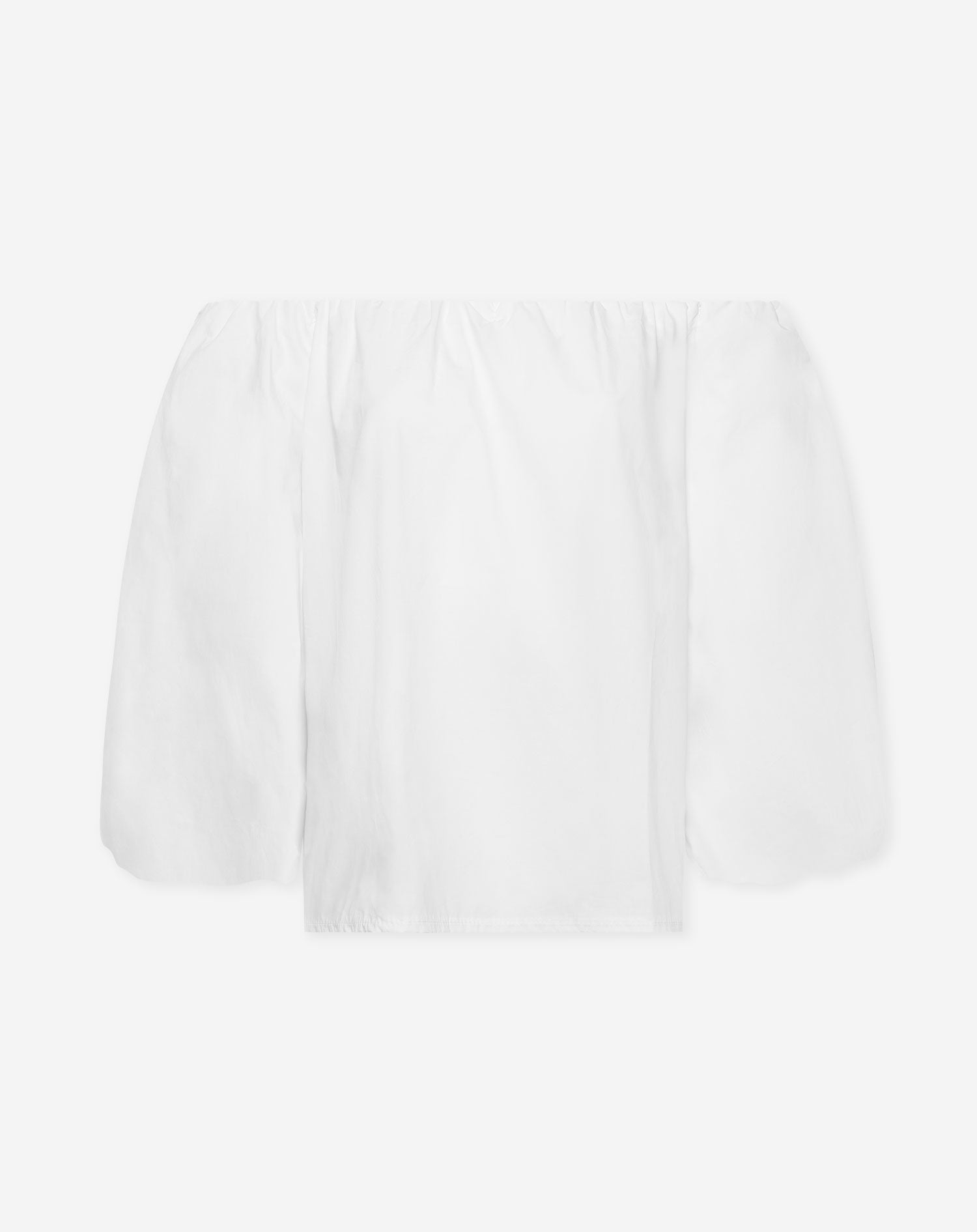 OFF SHOULDER PUFF SLEEVE TOP WIT