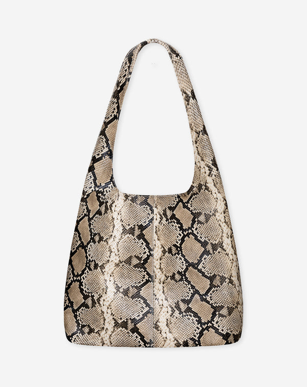 SNAKE SHOPPER BEIGE