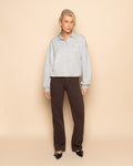 BOOTCUT JEANS BROWN
