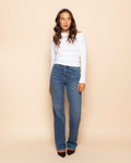 BOOTCUT JEANS MID BLUE