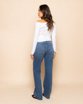 BOOTCUT JEANS MID BLUE