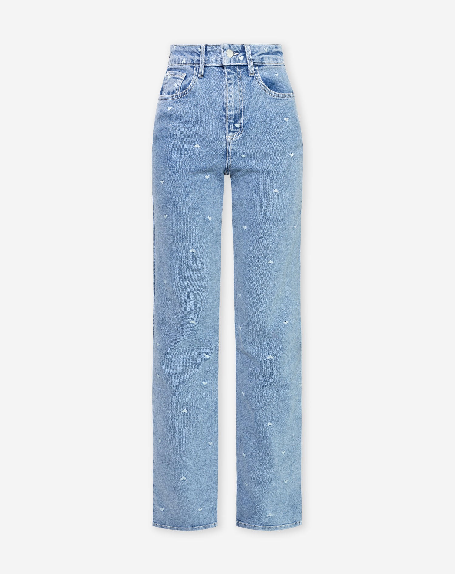 HEART BOOTCUT JEANS BLUE