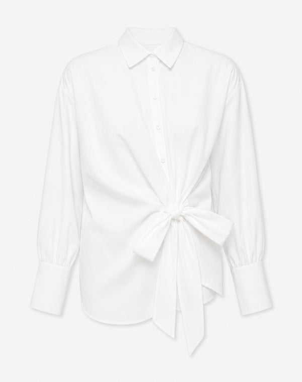 SALLY OVERSIZED WRAP BLOUSE WIT
