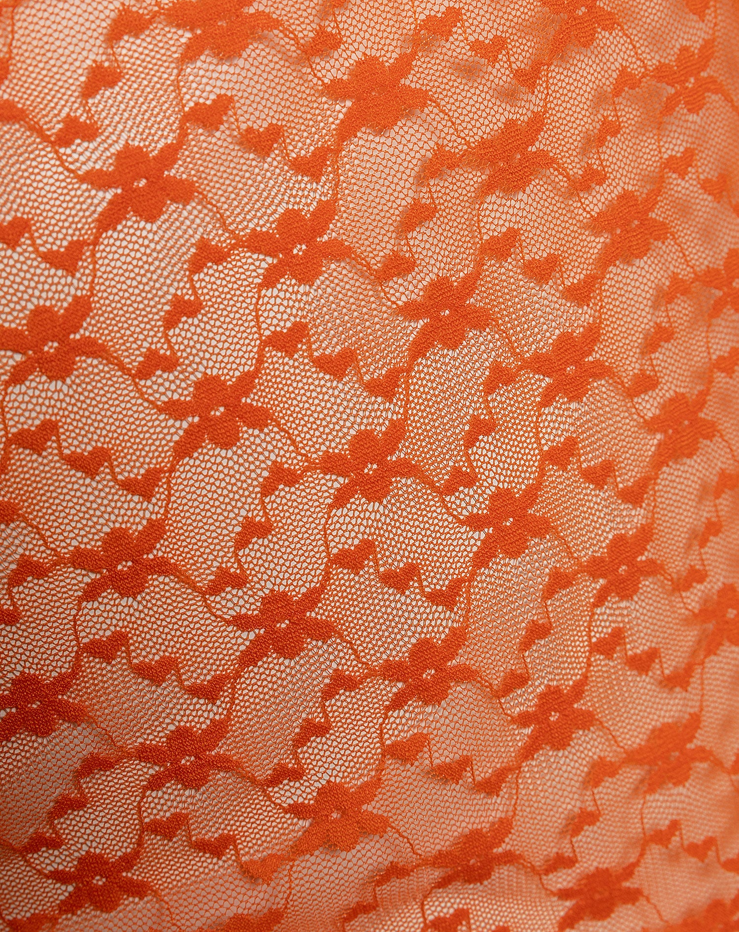 ALEXI FLOWER LACE TOP ORANJE
