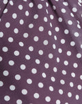 ANDY HALTER BUBBLE HEM TOP PAARS DOT