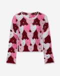 HEART CROCHET TOP ROZE