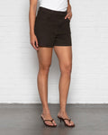COMFORT MOM DENIM SHORT BRUIN