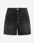 COMFORT MOM DENIM SHORT DONKERGRIJS