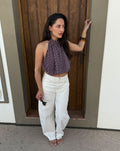 SARAH BARREL LEG JEANS WIT