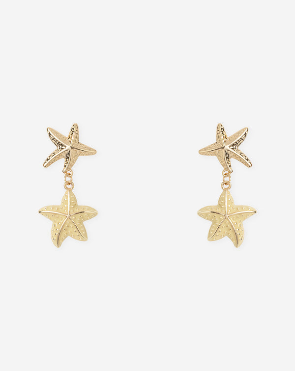 DOUBLE SEASTAR EARRINGS BOTERGEEL