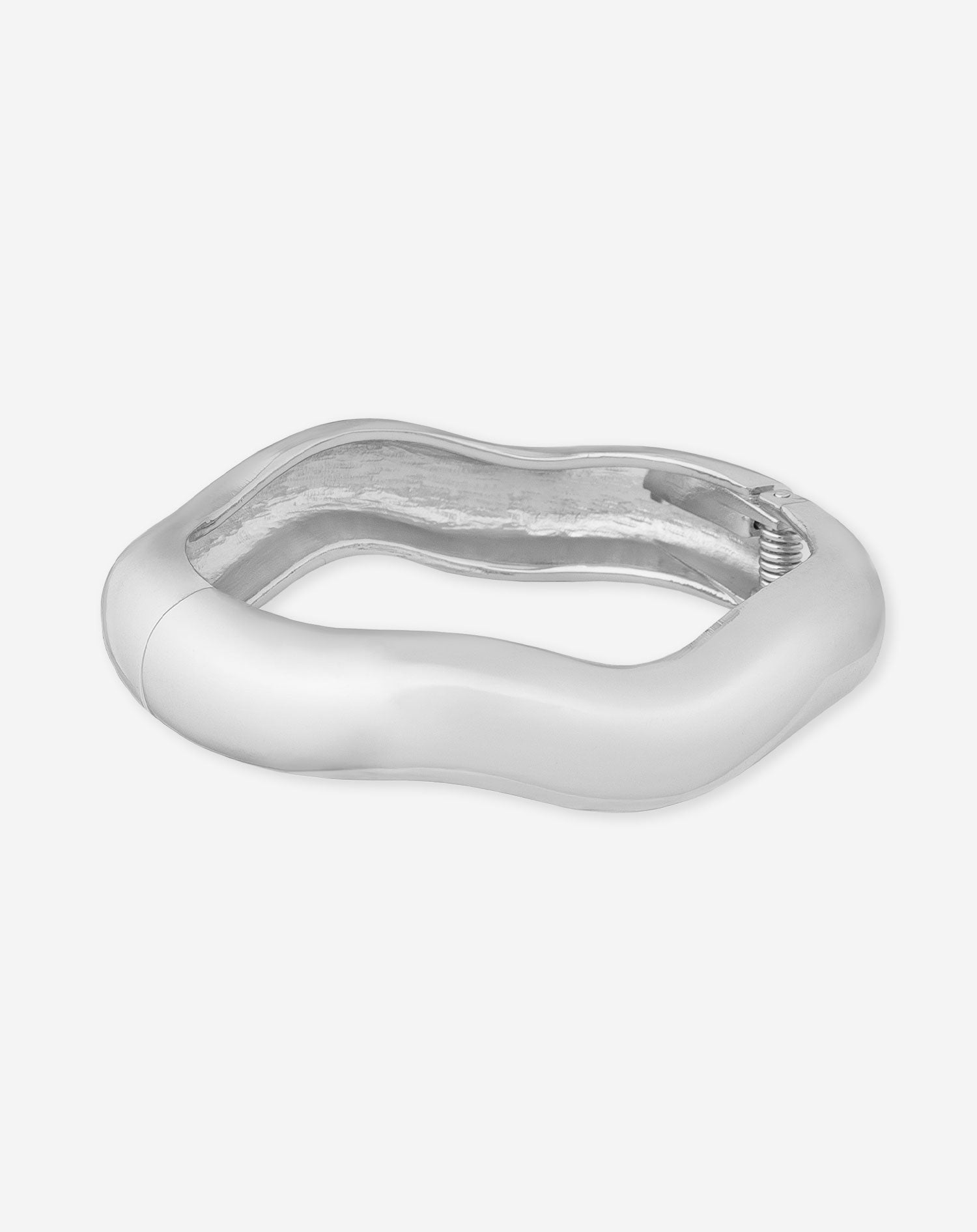 IRREGULAR BANGLE SILVER
