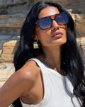 OVERSIZED PILOT SUNGLASSES BRUIN