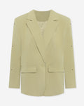 MAINE BUBBLE STUD BLAZER LIGHT OLIVE