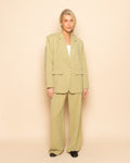 MAINE BUBBLE STUD BLAZER LIGHT OLIVE