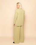 MAINE BUBBLE STUD BLAZER LIGHT OLIVE