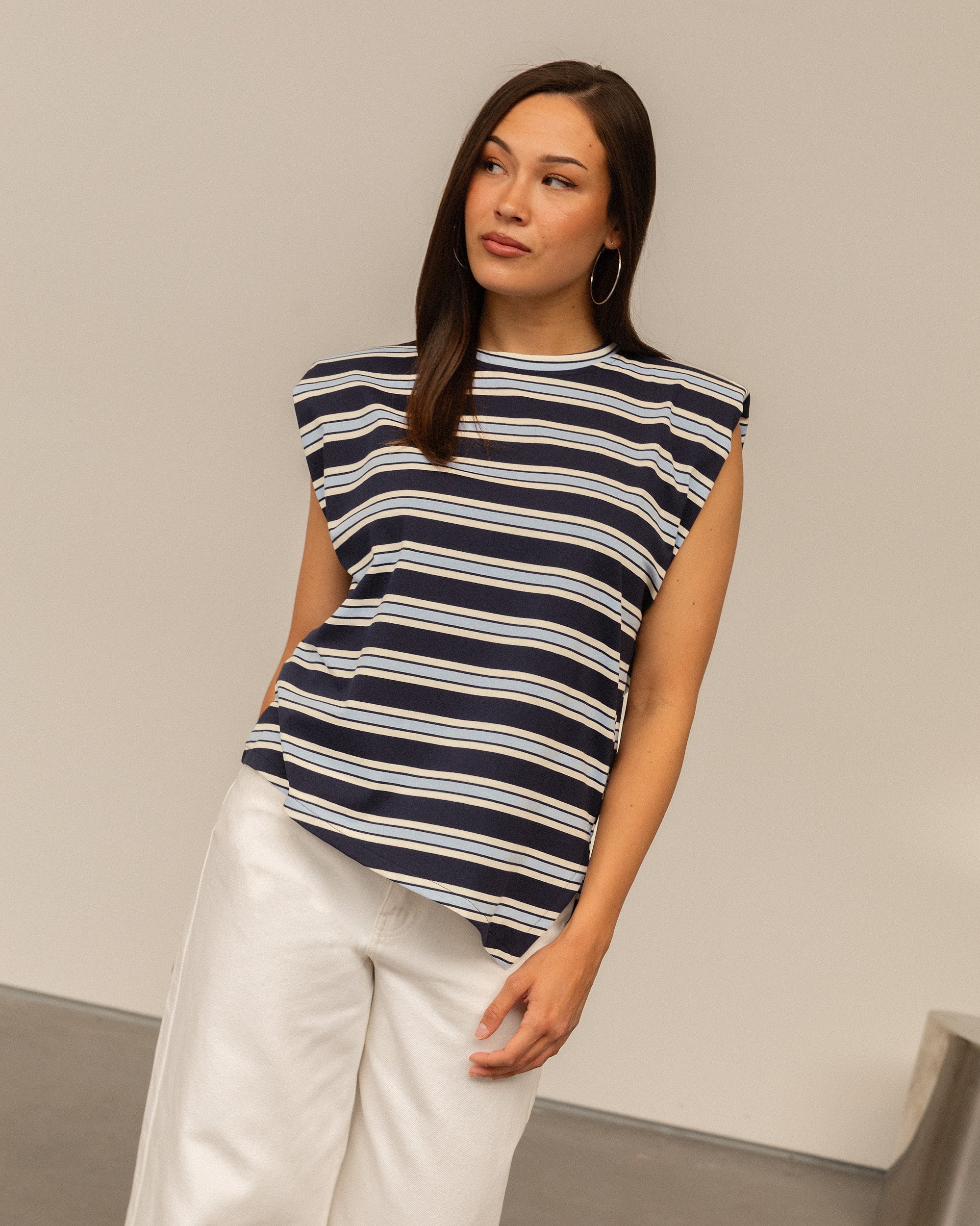 COMFORT WIDE LEG JEANS WIT
